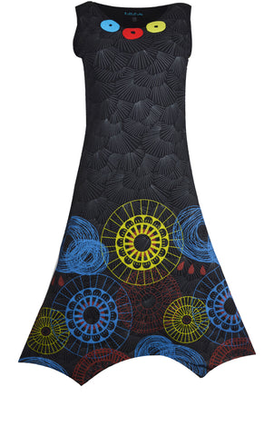 Sleeveless Dress With Prints