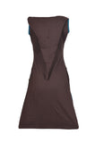 WOMEN SLEEVELESS HOODIE DRESS WITH SIDE POCKET - BINDU - craze-trade-limited