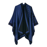 Luxury Brand Ponchos coat 2019 Cashmere Scarves Women Winter Warm Shawls and Wraps Pashmina Thick Capes blanket Femme Scarf