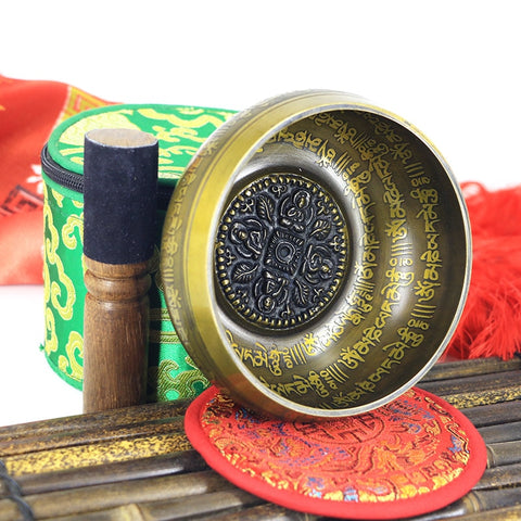 New Belief Singing Bowl Set Mindfulness Mantra Yoga With Mallet Gift Ornament Home Tibetan Chakra Healing Meditation nepal