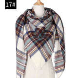 Hot 2019 new spring winter women scarf plaid warm cashmere scarves shawls and pashmina lady bandana wraps