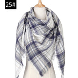 Hot 2019 new spring winter women scarf plaid warm cashmere scarves shawls and pashmina lady bandana wraps