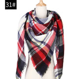 Hot 2019 new spring winter women scarf plaid warm cashmere scarves shawls and pashmina lady bandana wraps