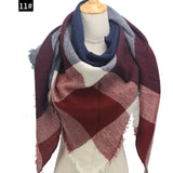 Hot 2019 new spring winter women scarf plaid warm cashmere scarves shawls and pashmina lady bandana wraps