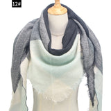 Hot 2019 new spring winter women scarf plaid warm cashmere scarves shawls and pashmina lady bandana wraps