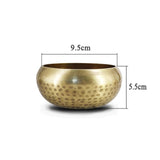 New Arrival Tibetan Buddhism Bowl Meditation Hammered Alms  Yoga Copper Sound Therapy Chakra Singing Bowl Religious Supplies