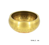 New Arrival Tibetan Buddhism Bowl Meditation Hammered Alms Yoga Copper Sound Therapy Chakra Singing Bowl Religious Supplies