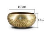 New Arrival Tibetan Buddhism Bowl Meditation Hammered Alms Yoga Copper Sound Therapy Chakra Singing Bowl Religious Supplies