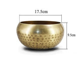 New Arrival Tibetan Buddhism Bowl Meditation Hammered Alms Yoga Copper Sound Therapy Chakra Singing Bowl Religious Supplies