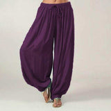2020 Brand New Style  Harem Trousers Casual Pants Aladdin Solid Genie Hippy Jumpsuit