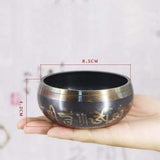 Tibetan Bowl Sing Bowl Nepalese Buddhist Tibetan Chanting Yoga Meditation Bowl Buddhist Sound Therapy Bowl Copper Religion Carft