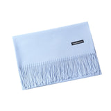 Luxury Solid Women Scarf Winter Cashmere Pashmina Shawls Warm Lady Blanket Wraps Bufanda Scarves Tassel Neck Echarpe 2020