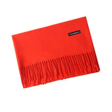 Luxury Solid Women Scarf Winter Cashmere Pashmina Shawls Warm Lady Blanket Wraps Bufanda Scarves Tassel Neck Echarpe 2020
