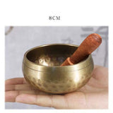 Tibetan Meditation Singing Bowl Nepalese Buddhist Tibetan Chanting Yoga Bowl Buddhist Sound Therapy Bowl Copper Religion Carft