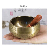 Tibetan Meditation Singing Bowl Nepalese Buddhist Tibetan Chanting Yoga Bowl Buddhist Sound Therapy Bowl Copper Religion Carft