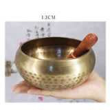 Tibetan Meditation Singing Bowl Nepalese Buddhist Tibetan Chanting Yoga Bowl Buddhist Sound Therapy Bowl Copper Religion Carft