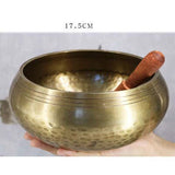 Tibetan Meditation Singing Bowl Nepalese Buddhist Tibetan Chanting Yoga Bowl Buddhist Sound Therapy Bowl Copper Religion Carft