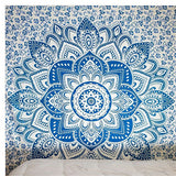 Polyester Hippie Tapestry Beach Shawl Throw Roundie Mandala Wall Hanging Towel 150cm*150cm - craze-trade-limited