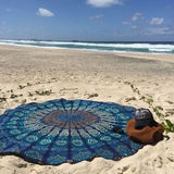 Round Beach Cover Up Pareo Bikini Boho Hippie Summer Dress wraps Swimwear Bathing Suit - craze-trade-limited