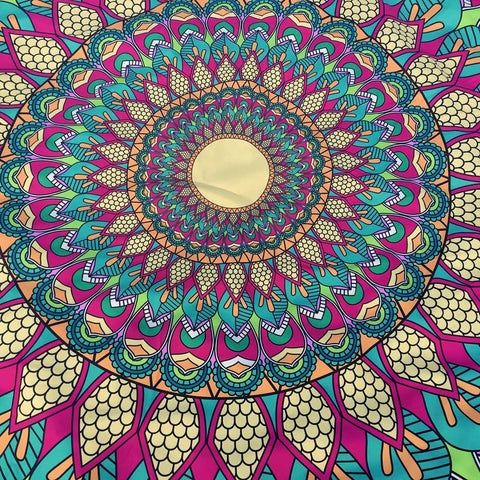Round Tassel Hippie Tapestry Beach Picnic Throw Yoga Mat Towel Blanket - craze-trade-limited