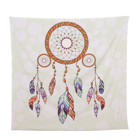 Square India Bohemian Hippie Tapestry Beach Throw Roundie Mandala Towel Yoga Mat - craze-trade-limited