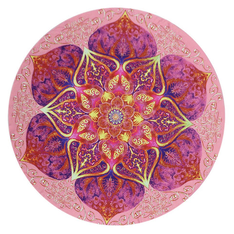 Round Wall Hanging Tapestry Wall Hanging Bedspread Beach Towel Mat Blanket Table - craze-trade-limited