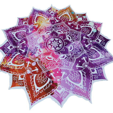 Star Shape India Bohemian Hippie Tapestry Square Wall Hanging Tapestry Bedspread Beach Towel Mat Blanket Rug Blanket Yoga Mat - craze-trade-limited
